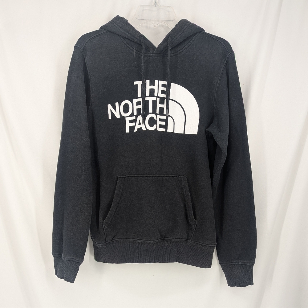 The North Face Men's Half Dome Black Logo Hoodie Sweatshirt Size Small